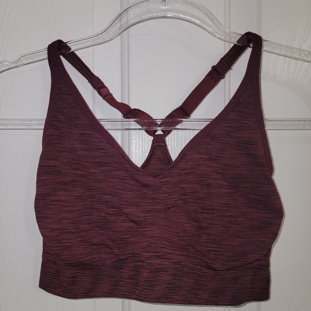 Old Navy Active Go Dry Sports bra Burgundy medium